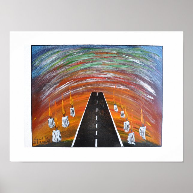 Route de souffrance /    Paper (Matte) Poster (Front)