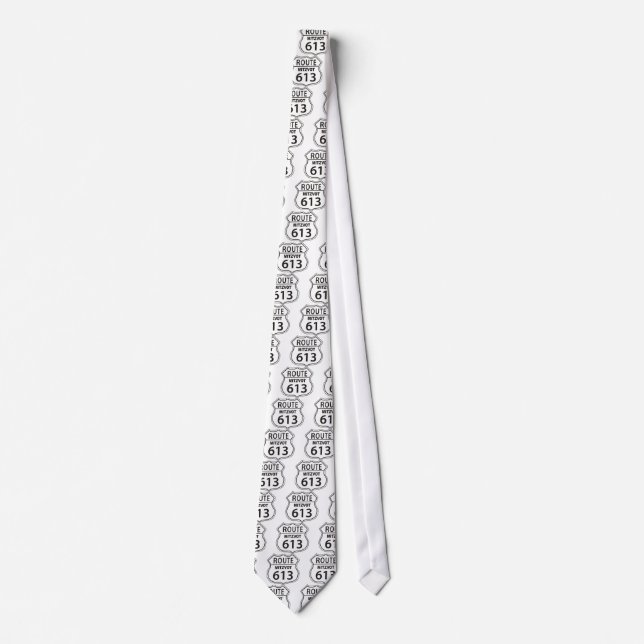 ROUTE MITZVOT 613 TIE (Front)