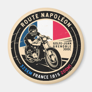 Route Napoleon   France   Motorcycle Magnet