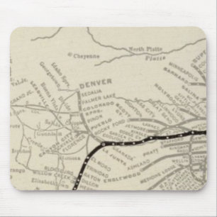 Route of the California Limited Mouse Pad