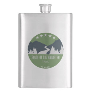 Route Of The Hiawatha Trail Hip Flask