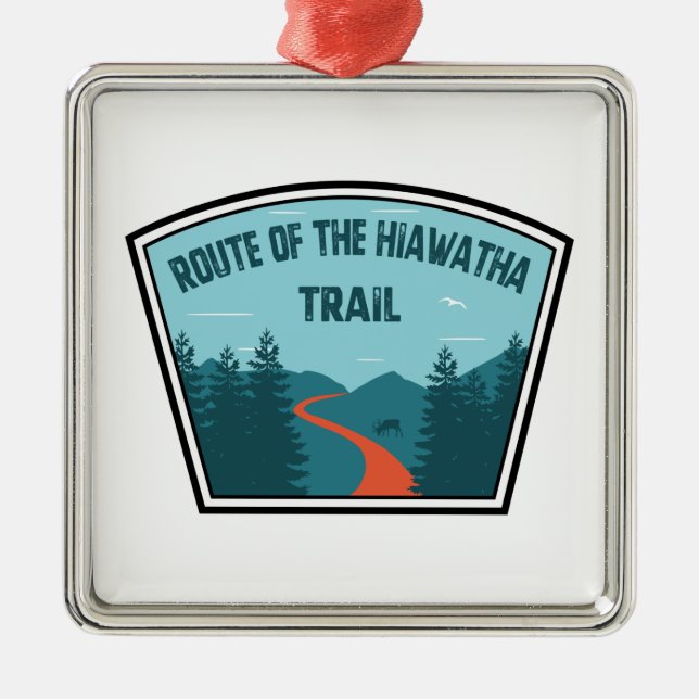 Route Of The Hiawatha Trail Metal Ornament (Front)