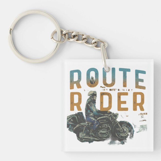Route Rider Key Ring (Front)