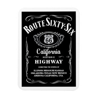 Route Sixty-Six Black Label  Magnet
