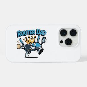 Router Dad Funny Tech Design iPhone 15 Pro Case