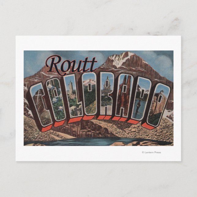 Routt, ColoradoLarge Letter ScenesRoutt, CO Postcard (Front)