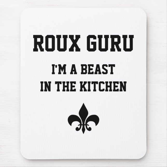 Roux Guru Rougarou Funny Louisiana Mouse Pad (Front)