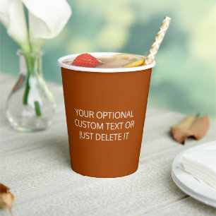 Roux solid colour trendy coctail party palette paper cups