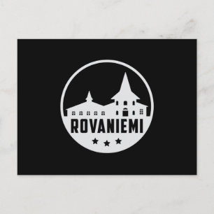 Rovaniemi Finland City Skyline Cityscape Gift Postcard