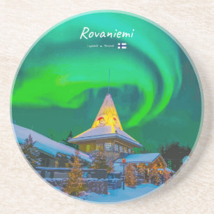 Rovaniemi, Finland - Magic Aurora Coaster