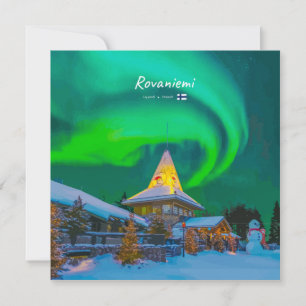 Rovaniemi, Finland - Magic Aurora Invitation