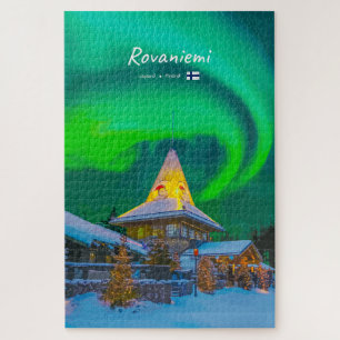 Rovaniemi, Finland - Magic Aurora  Jigsaw Puzzle