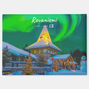 Rovaniemi, Finland - Magic Aurora Magnet