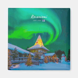 Rovaniemi, Finland - Magic Aurora  Magnet