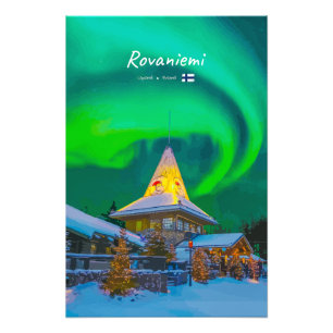 Rovaniemi, Finland - Magic Aurora  Photo Print