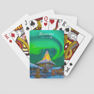 Rovaniemi, Finland - Magic Aurora Playing Cards