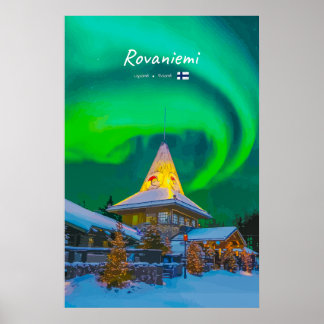 Rovaniemi, Finland - Magic Aurora Poster
