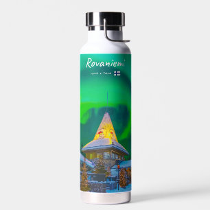 Rovaniemi, Finland - Magic Aurora Water Bottle