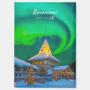 Rovaniemi, Finland Magnet (Flat)