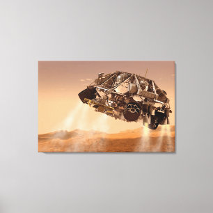 Rover & Descent Stage For Mars Science Laboratory Canvas Print