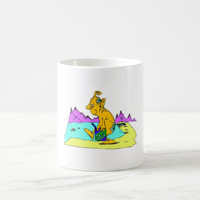 Rover out of gas coffee mug (Center)