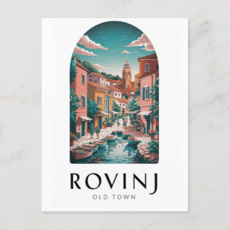 Rovinj Croatia VintageTravel Postcard 