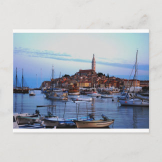 Rovinj Harbour, Croatia Postcard