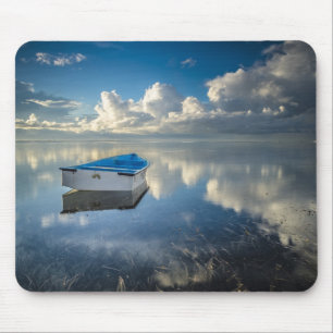 Row Boat On The Water Mouse Pad