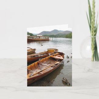 Row Boats: Derwentwater Card
