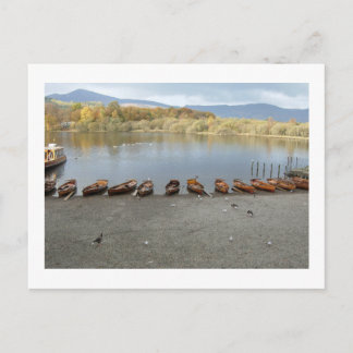 Row Boats of Derwentwater: Lake District Postcard