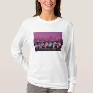 Row houses at sunset in San Francisco, T-Shirt