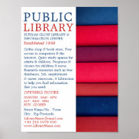 Row of Books, Library Advertising