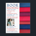 Row of Books, Writers Book Signing Advertising Flyer<br><div class="desc">Row of Books,  Writers Book Signing Advertising Flyers By The Business Card Store.</div>