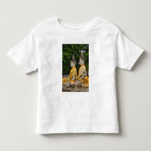 Row of Buddha statues, Wat Yai Chaya Mongkol Toddler T-Shirt