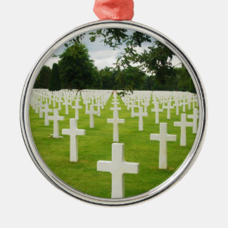 Row of Headstones Arlington National Cemetery Metal Tree Decoration
