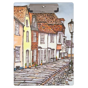 Row Of Houses Clipboard
