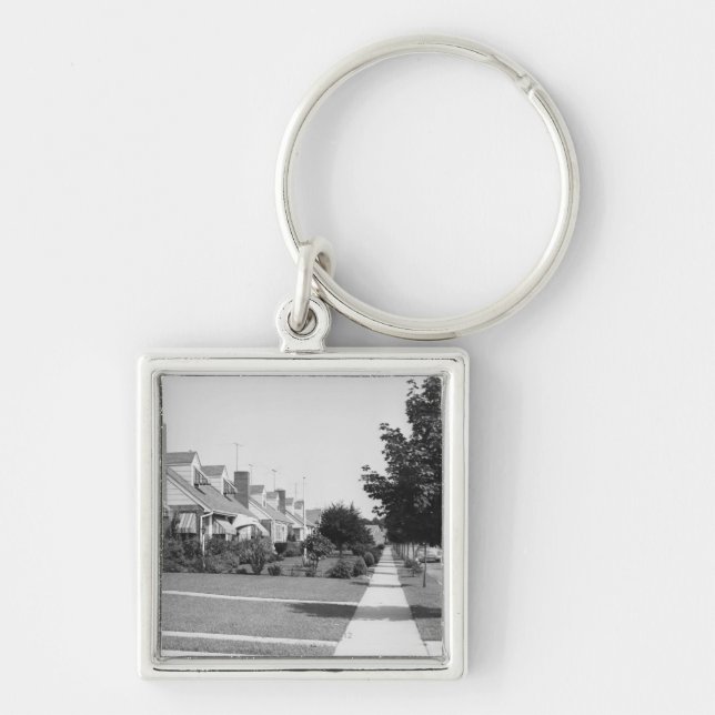 Row of Houses Key Ring (Front)