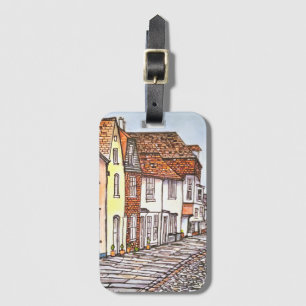 Row Of Houses Luggage Tag