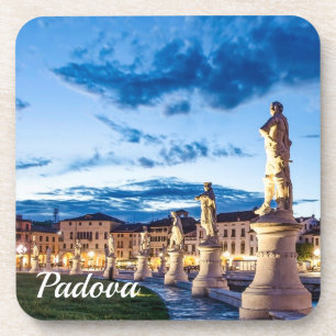 Row of illuminated statues in Padova Coaster