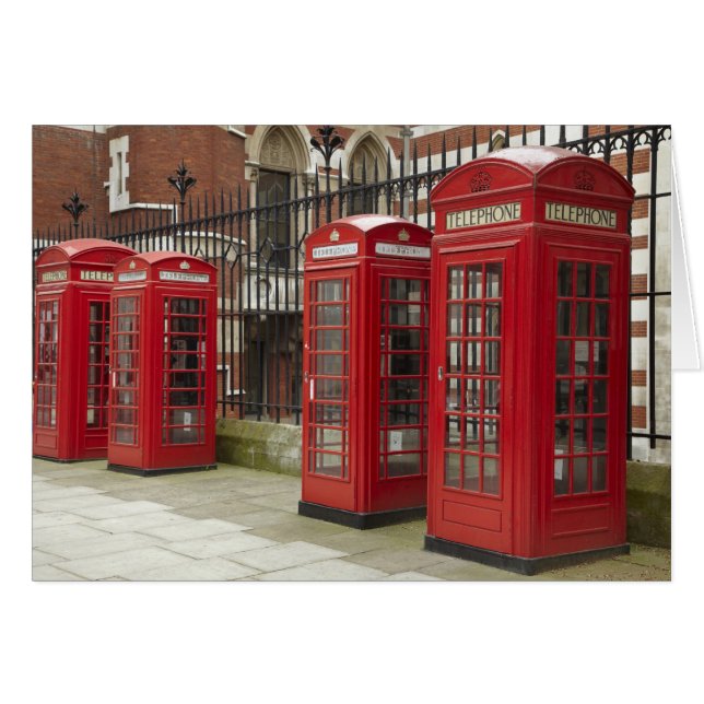 Row of phone boxes at the back of the Royal (Front Horizontal)