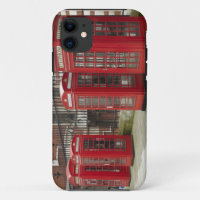 Row of phone boxes at the back of the Royal