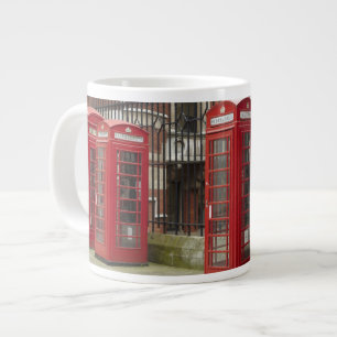Row of phone boxes at the back of the Royal Large Coffee Mug