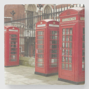Row of phone boxes at the back of the Royal Stone Coaster