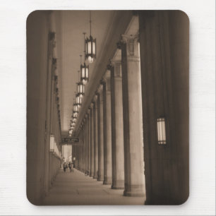 Row of Pillars - Civic Opera House - Chicago Mouse Pad