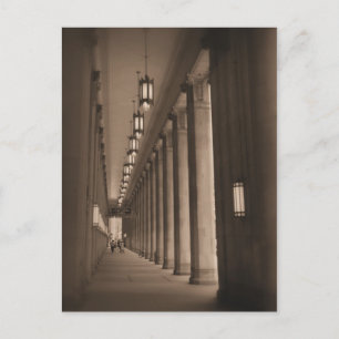 Row of Pillars - Civic Opera House - Chicago Postcard