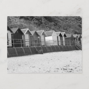"Row of Seaside Beach Huts" Postcard