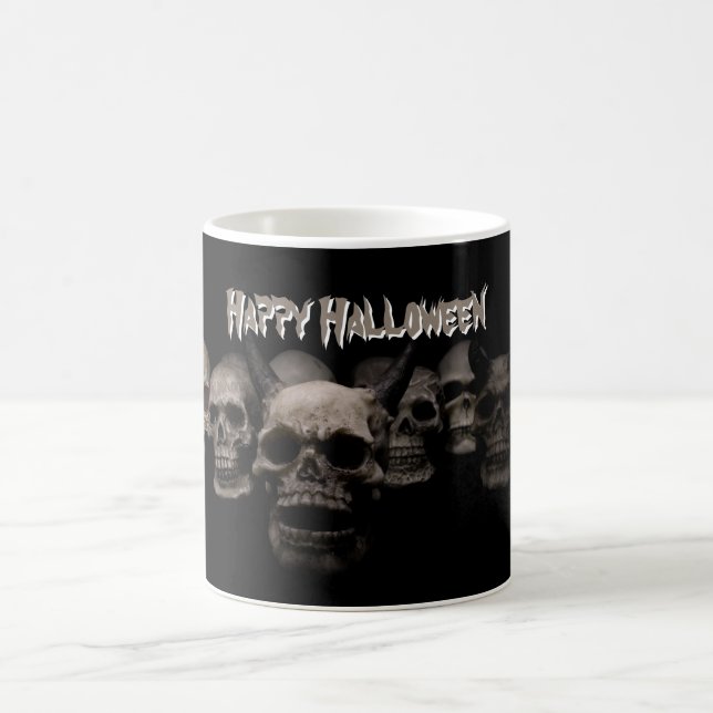 Row of Skulls Coffee Mug (Center)