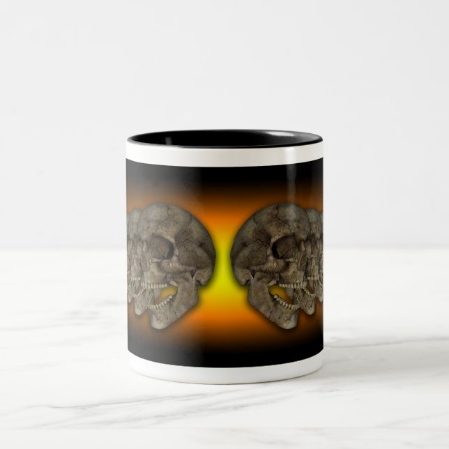 Row Of Skulls Mug (Center)