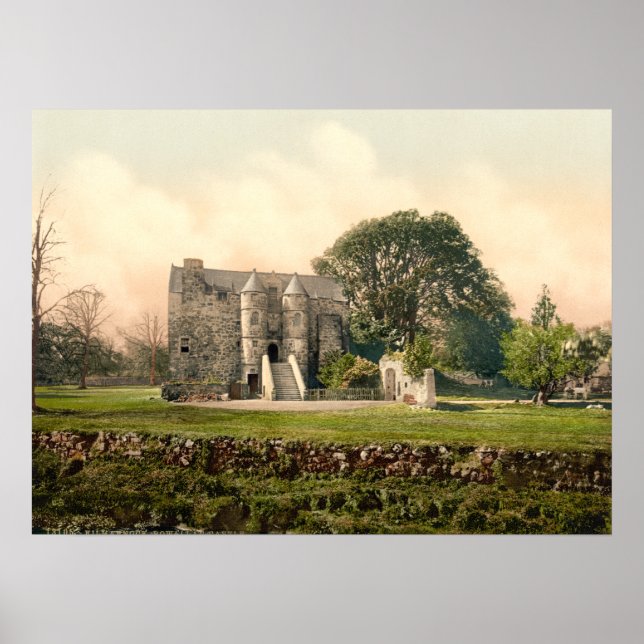 Rowallan Castle, Kilmarnock, Ayrshire, Scotland Poster (Front)