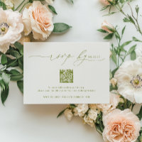 ROWAN Minimalist Wedding QR Code